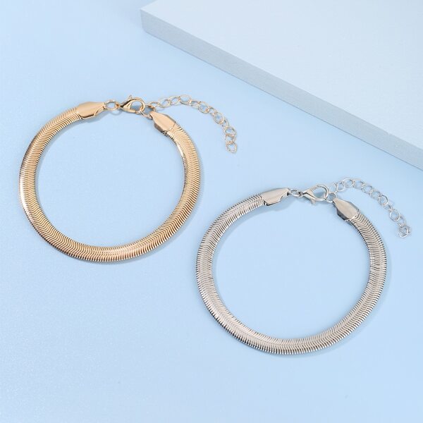 

2pcs Simple Bracelet, Multicolor