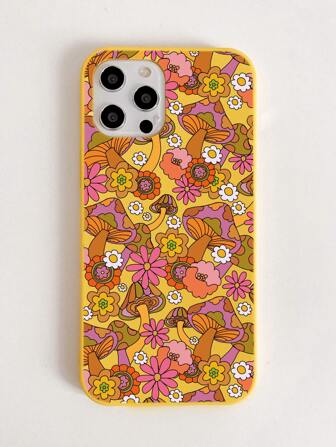 Goldendazeillustration Mushroom Painted Phone Cases