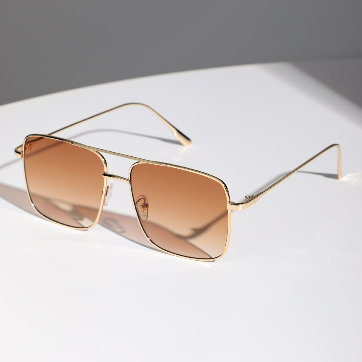 

Guys Top Bar Frame Sunglasses, Brown