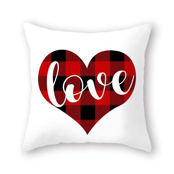 

Letter Graphic Cushion Cover Without Filler, Multicolor