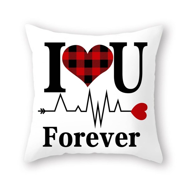 

Slogan Graphic Cushion Cover Without Filler, Multicolor
