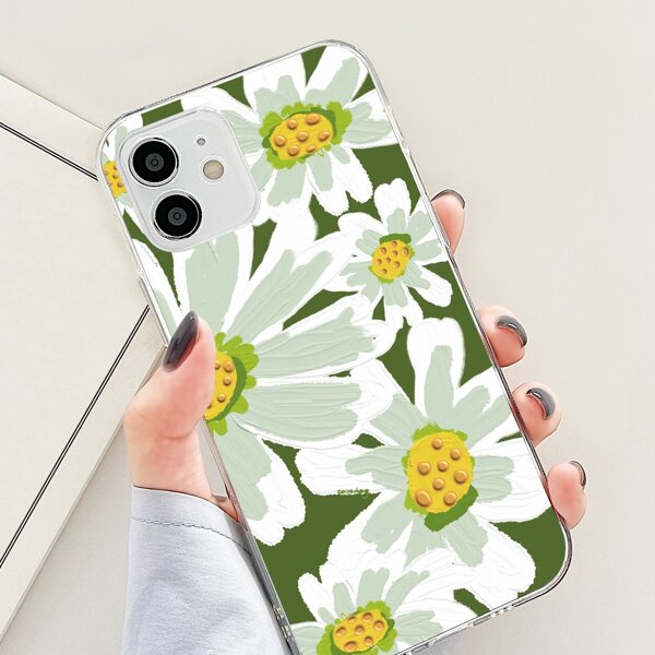 

Flower Painted Phone Case, Multicolor