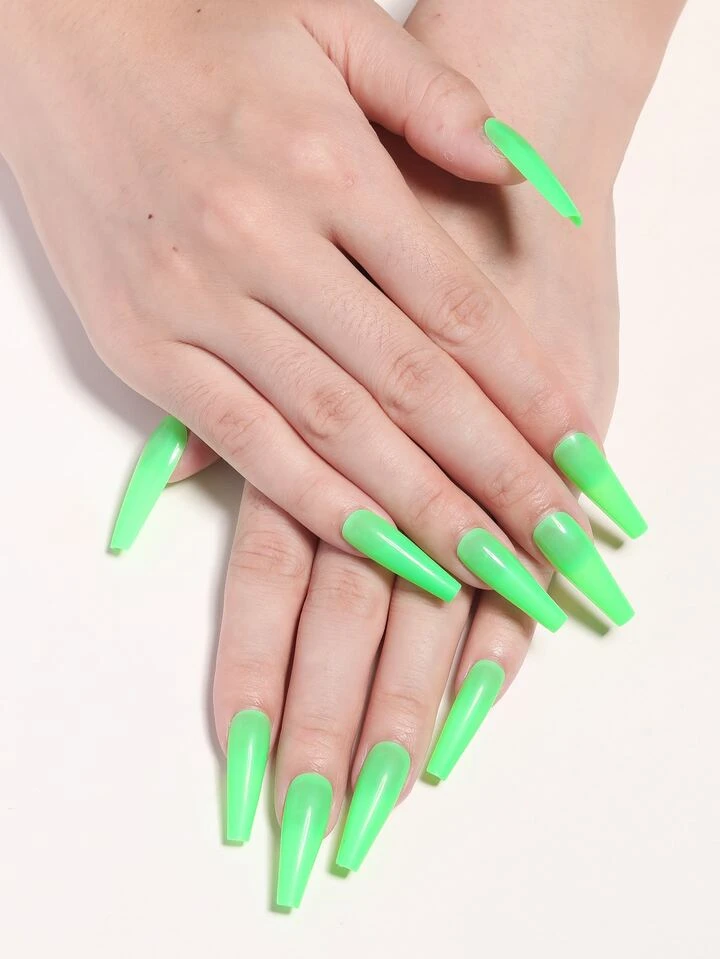 luminous acrylic nails