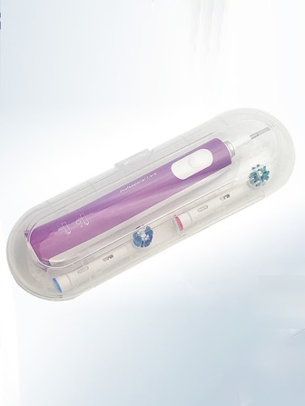 1 st bärbar universal förvaringslåda för elektrisk tandborste, genomskinlig hållare för elektrisk tandborste för resor utomhusorganisatörsfodral badrumsinredning sommar