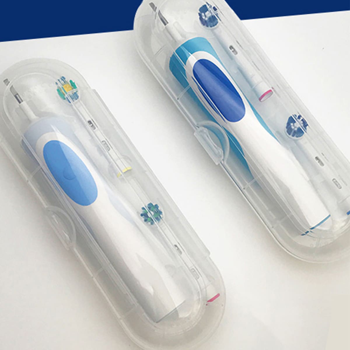 

1pc Clear Electric Toothbrush Storage Box