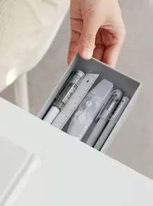 1 cái Ngăn kéo dưới bàn, Phụ kiện bàn làm việc & Tổ chức không gian làm việc, Giá đựng bút chì, Hộp lưu trữ ẩn, Ngăn kéo tự dính cho bàn làm việc/Tủ quần áo/Giá sách, v.v. Đồ trang trí Trang trí lễ hội Trang trí phòng Trang trí nhà Trang trí phòng ngủ Trang trí phòng ngủ, Tổ chức, Tổ chức, Lưu trữ tại nhà, Áo phông trắng nữ, Quần đen nữ, Quần áo mùa đông cho nữ, Váy, Quần áo mùa đông cho nữ, Váy phụ nữ thanh lịch, Áo sơ mi trắng cho nữ, Tay dài, Bộ đồ liền thân màu trắng cho nữ, Váy mùa xuân cho nữ, Trang phục mùa xuân cho nữ, Mùa xuân, Quần áo mùa xuân, Tối giản, Áo mùa hè - Xám - Xem 3