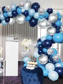 102入組裝飾氣球花環 - 彩色 - 查看 1