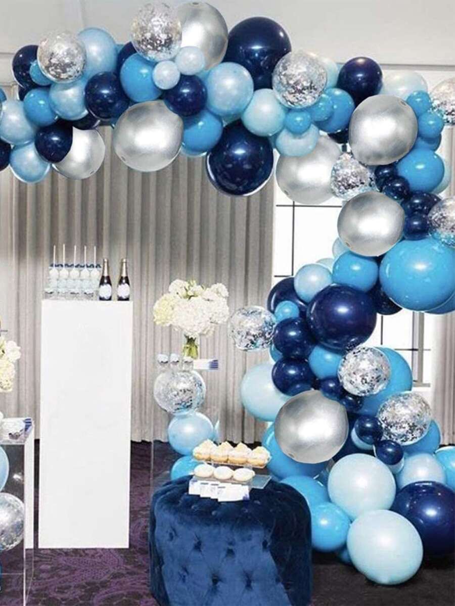 102入組裝飾氣球花環 - 彩色 - 查看 1