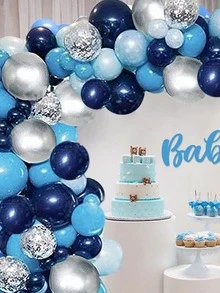 102入組裝飾氣球花環 - 彩色 - 查看 3