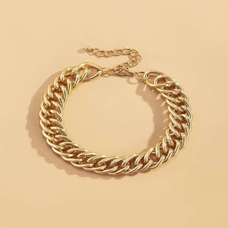 

Minimalist Chain Anklet, Gold
