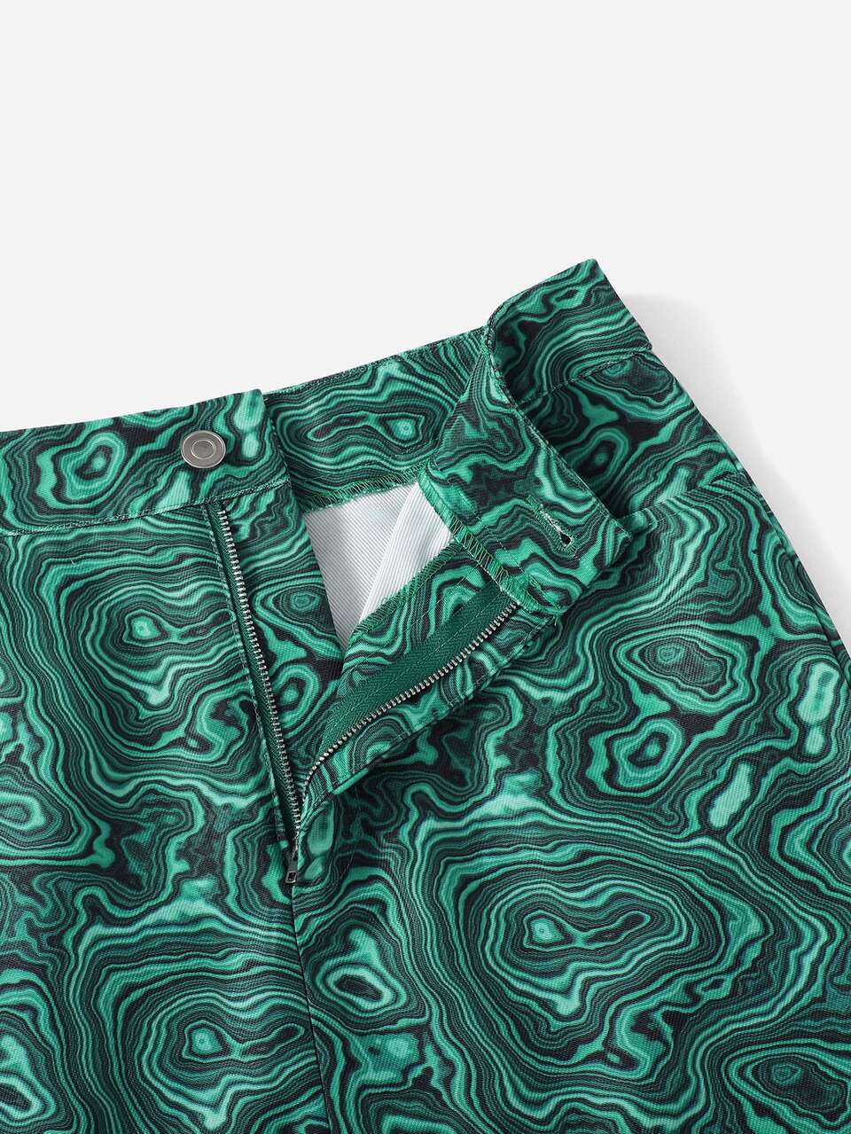 Allover Print Straight Skirt
