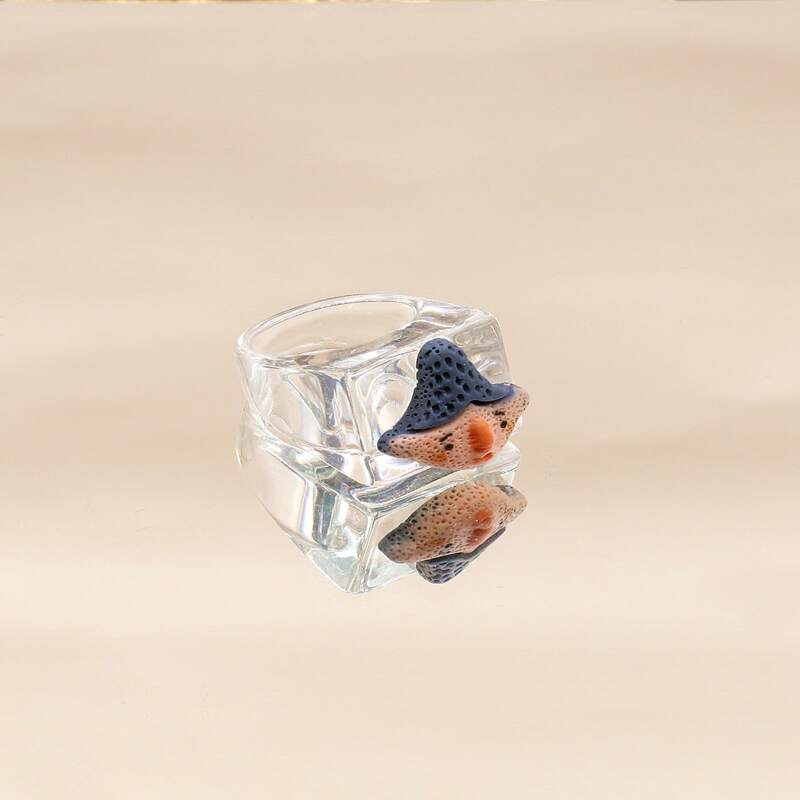 

Cartoon Figure Decor Ring, Multicolor