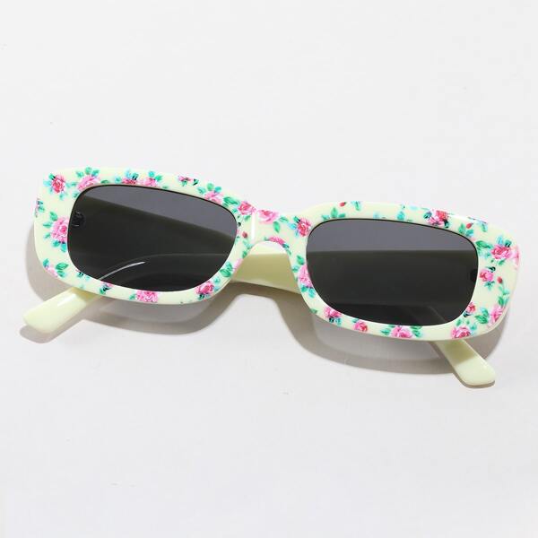 

Flower Print Sunglasses