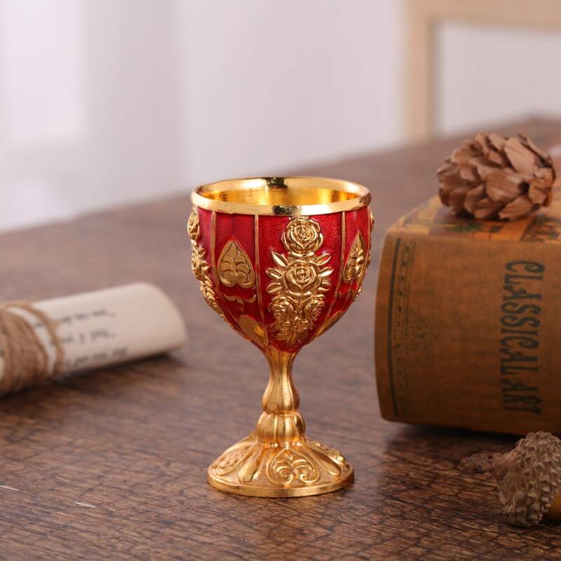 

1pc Flower Embossed Vintage Cup, Multicolor