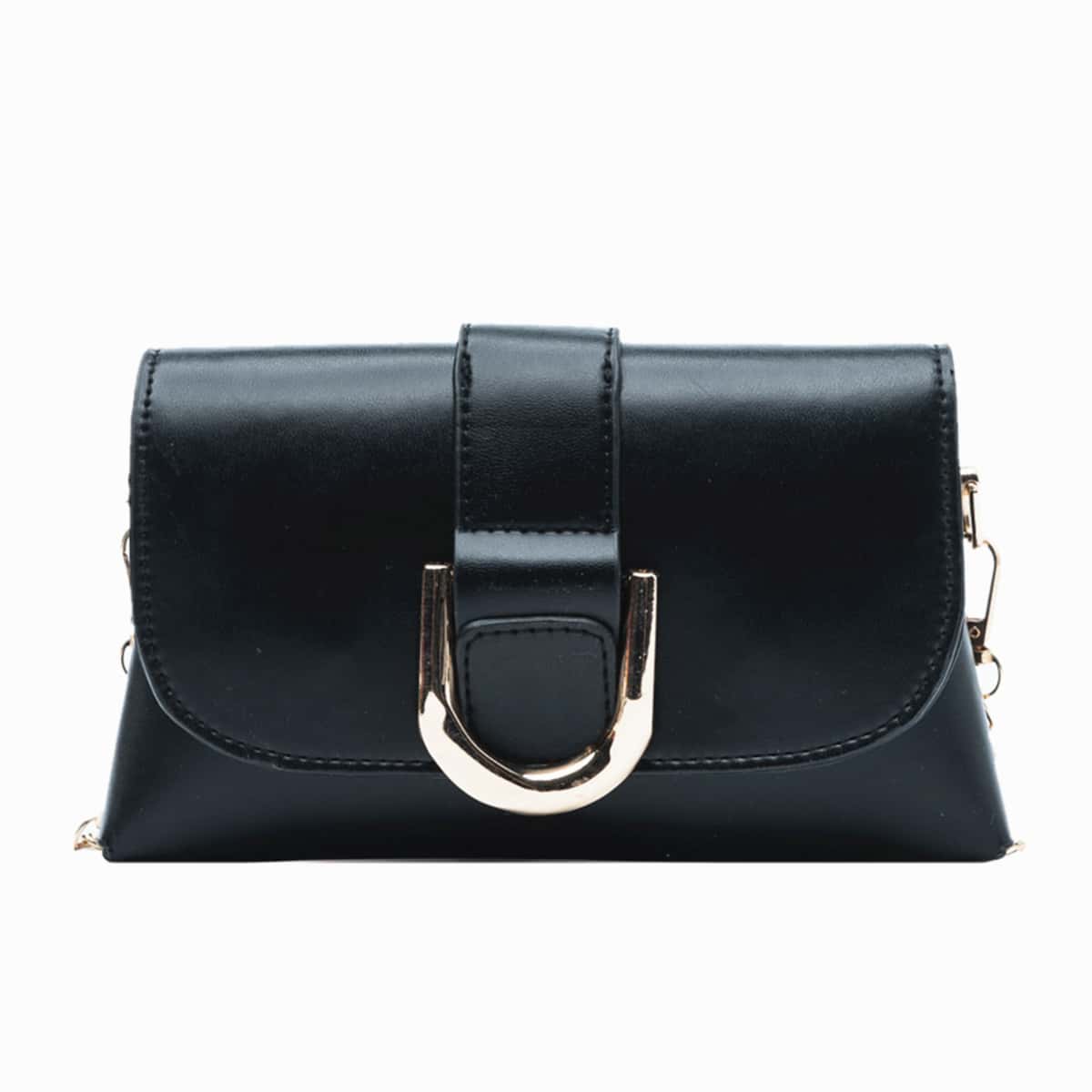 

Chain Strap Crossbody Bag, Black