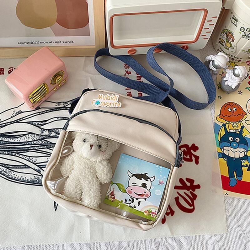 

Cow Print Crossbody Bag, White