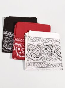 3 piezas Bandas de cabeza con estampado cachemira lindas - Multicolor - Ver 2