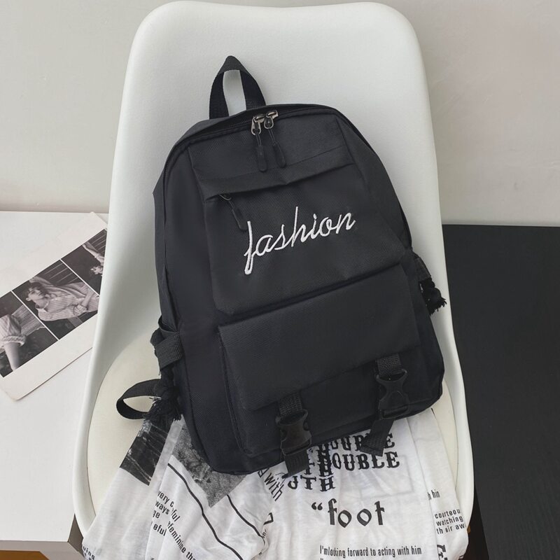 

Double Buckle Backpack, Black