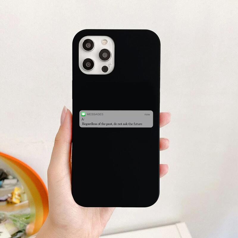

Slogan Graphic Phone Case, Multicolor