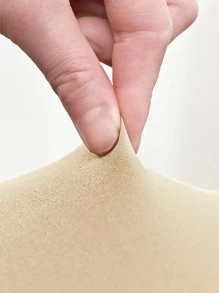 1件高彈性牛奶絲沙發坐墊套，純色四季通用現代簡約沙發墊套，適用於客廳、臥室、書房，黑色、白色、灰色，返校季、學校用品、宿舍裝飾、大學裝飾 - 米色 - 查看 7