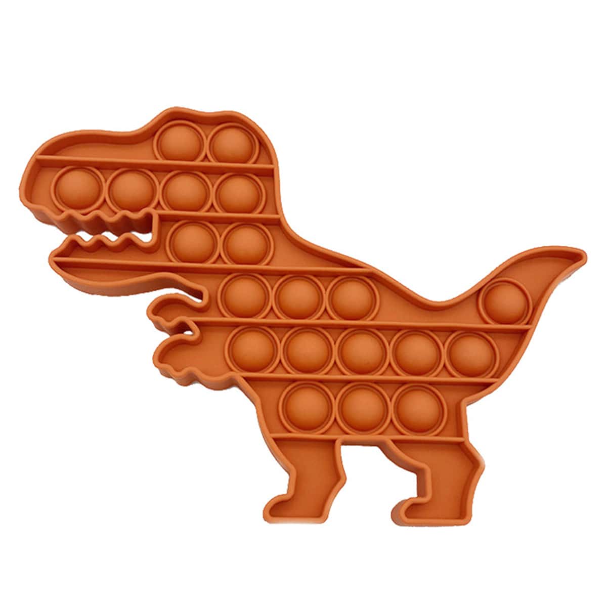 

1pc Dinosaur Push Pop Bubble, Orange