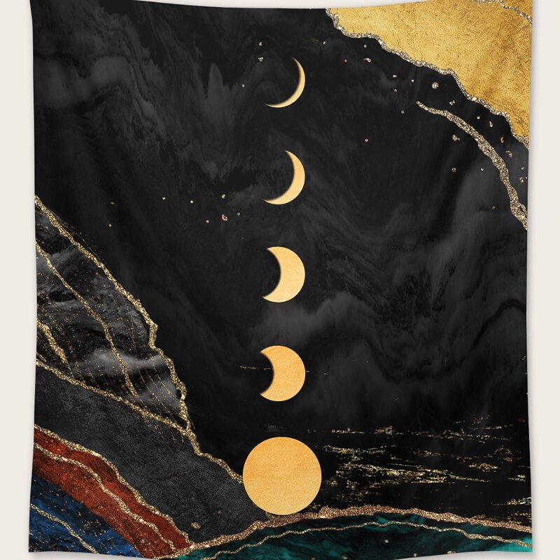 

Moon Print Tapestry, Multicolor
