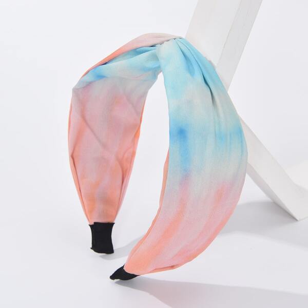 

Tie Dye Wide Headband, Multicolor