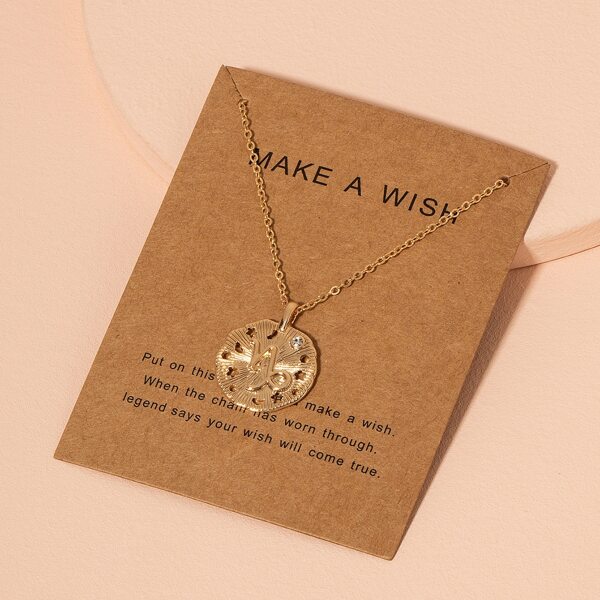 

Constellation Symbol Pendant Necklace, Gold