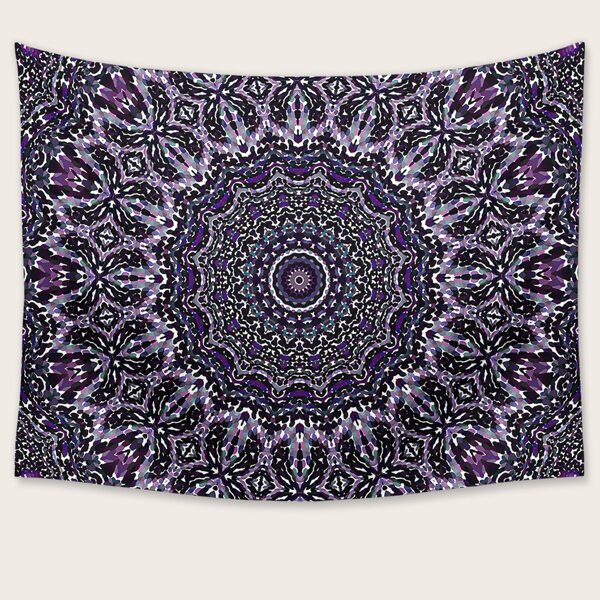 

Гобелен с принтом "мандала, Многоцветный