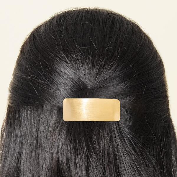 

Solid Hair Clip, Gold