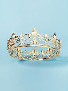 Rhinestone Decor Headband Boho - Gold - View 4