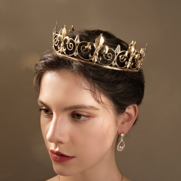 

Rhinestone Decor Headband, Gold