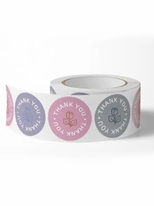 1卷花朵印花貼紙 - 彩色 - 查看 2