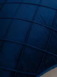 Vỏ đệm màu trơn không có đệm, Vỏ gối ném đơn giản cho ghế sofa - Màu xanh hải quân - Xem 4