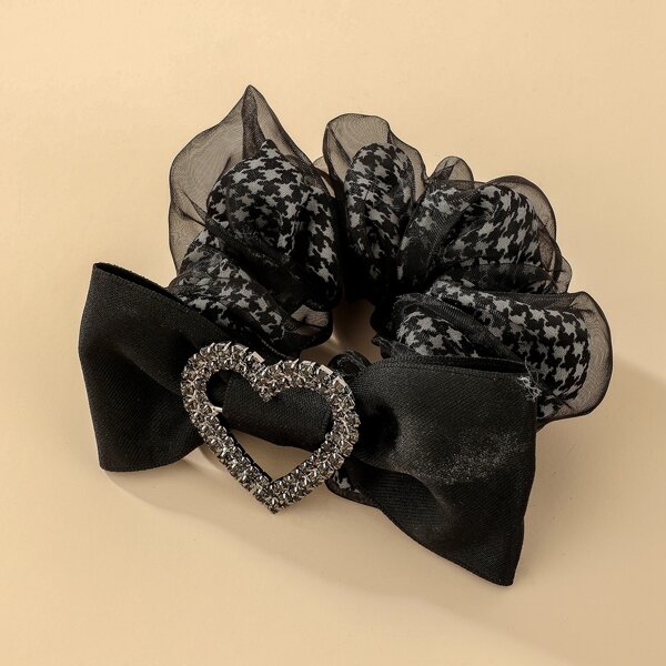 

Bow Decor Scrunchie, Black