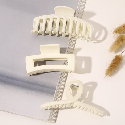 3pcs Simple Hair Claw