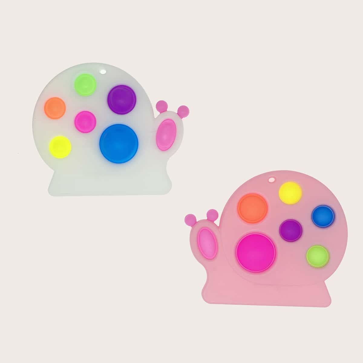 

1pc Random Snail Push Pop Bubble, Multicolor
