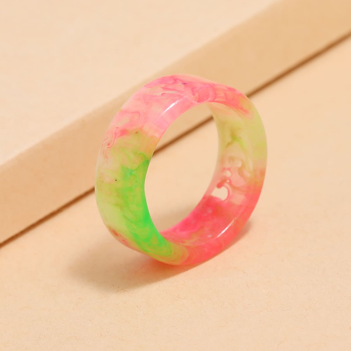

Colorful Resin Ring, Multicolor