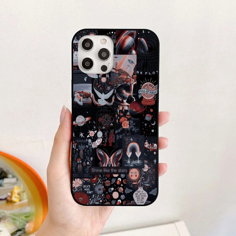 

Mixed Pattern Phone Case, Multicolor