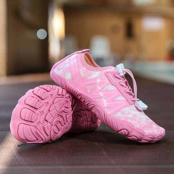 

Girls Tie Dye Drawstring Sneakers, Pink