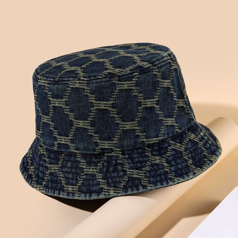 

1pc Graphic Bucket Hat, Green