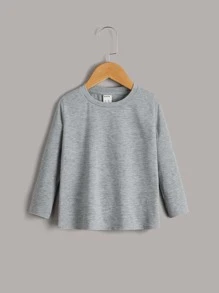 SHEIN Niñitos 3 piezas Camiseta de rayas jaspeado - Multicolor - Ver 11