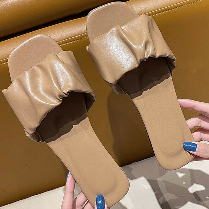 

Minimalist Open Toe Sandals, Khaki