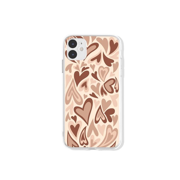 

Heart Pattern Phone Case, Multicolor