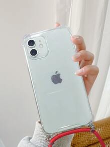 Clear Phone Case With Lanyard - Clear - View 1