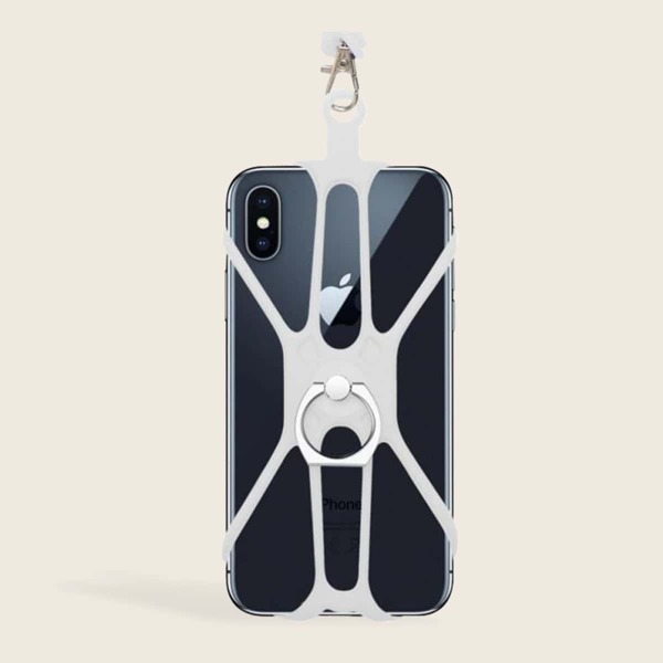 

2 In 1 Phone Ring Holder, Grey