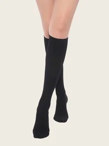 Over The Calf Compression Socks - màu đen - Xem 3