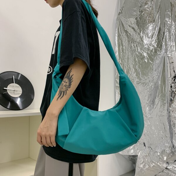 

Minimalist Knot Design Shoulder Bag, Green