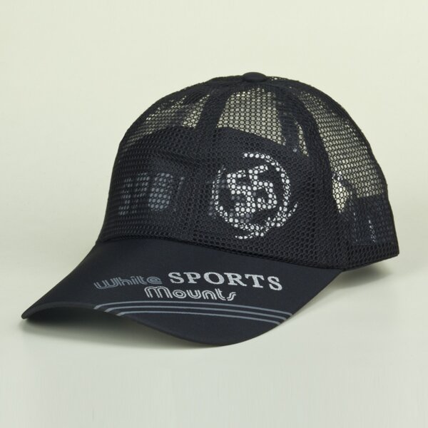 

Men Letter Graphic Baseball Cap, Black