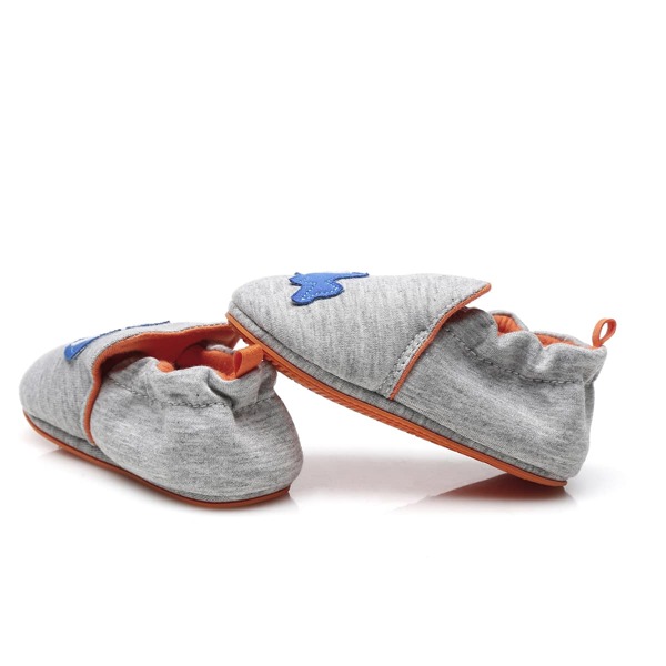 

Toddler Unisex Cartoon Graphic Flats, Grey